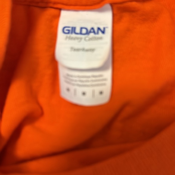 Denver Broncos Orange Cotton Men’s Tee Sunday Subday Subway Sz M Like New - Picture 3 of 4